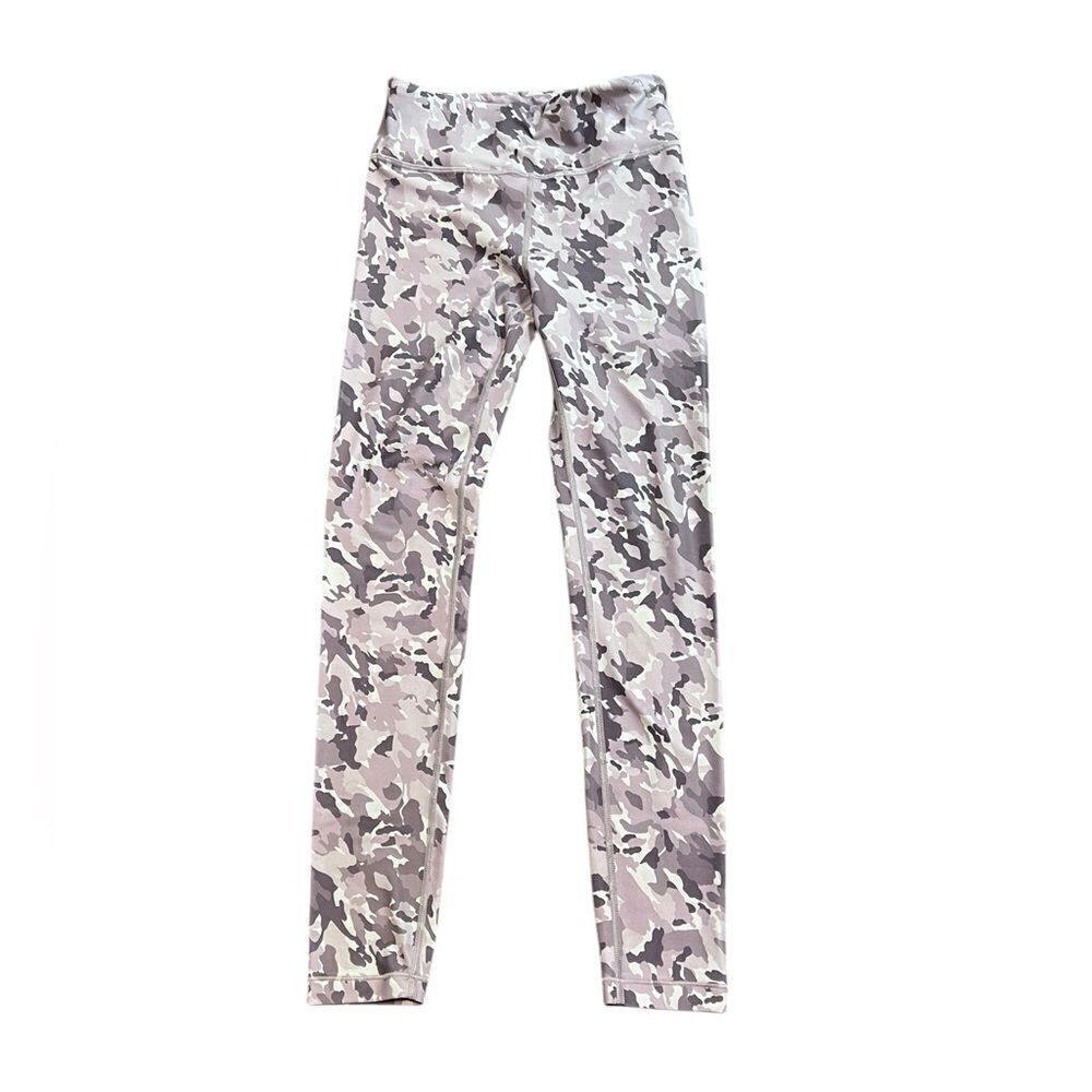 Athleta Girl High Rise Printed Chit Chat Camo Tight Leggings - L (12)